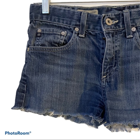 AG Adriano Goldschmied Gemma shorts raw hem Size 25 - Picture 4 of 10